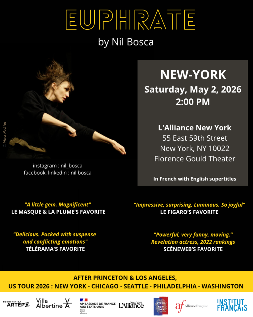 Flyer Euphrate - tournée NYC